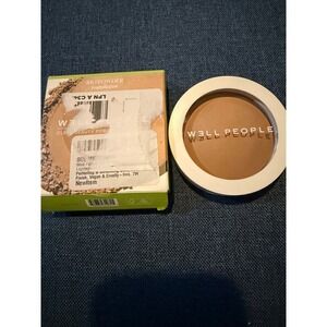 WELL PEOPLE BIO POWDER FOUNDATION 7W Tan with Olive Undertone New Clean‎ Beauty